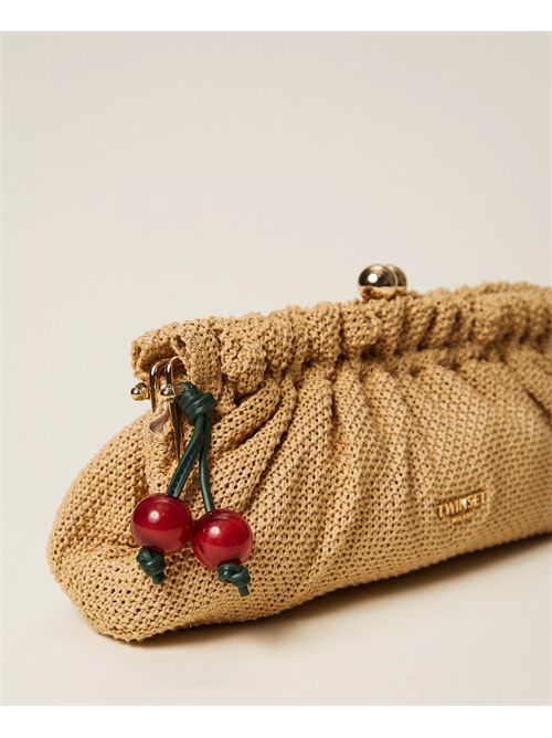 Borsa clutch in rafia con charm TWINSET | 261 TD8280/00193
